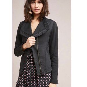Anthropologie Marrakech Moto Jacket Black Large